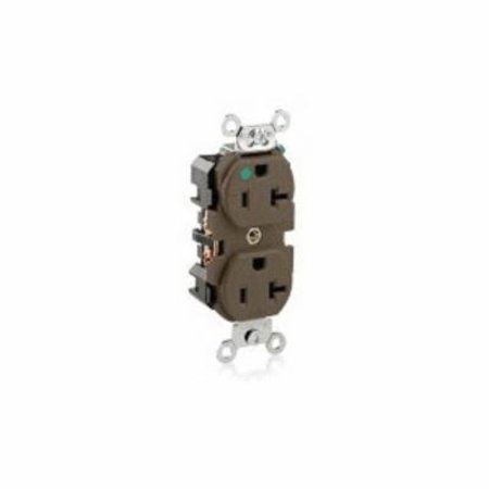 LEVITON ELECTRICAL RECEPTACLES BU REC DUP HG 2PO 3WI 20A125V 8300-BU